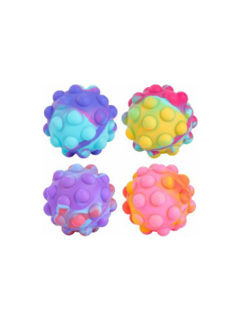 4 PCS Pop Fidget Ball Popper Toys