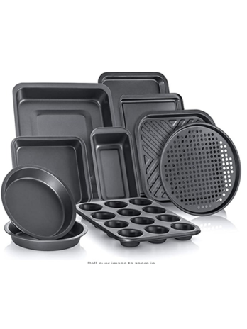 PERLLI 11-Piece Non-Stick Bakeware Set